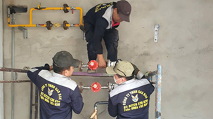 Lắp Đặt Hệ Thống Cung Cấp Khí Gas