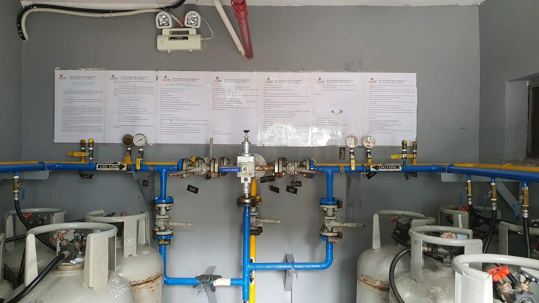 lắp đặt hệ thống gas công nghiệp  cho khách sạn
